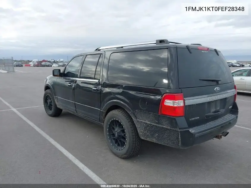 1FMJK1KT0FEF28348 2015 Ford Expedition El Limited