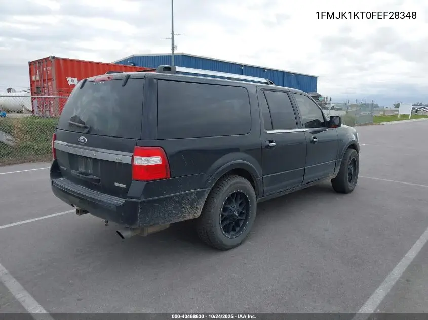 1FMJK1KT0FEF28348 2015 Ford Expedition El Limited