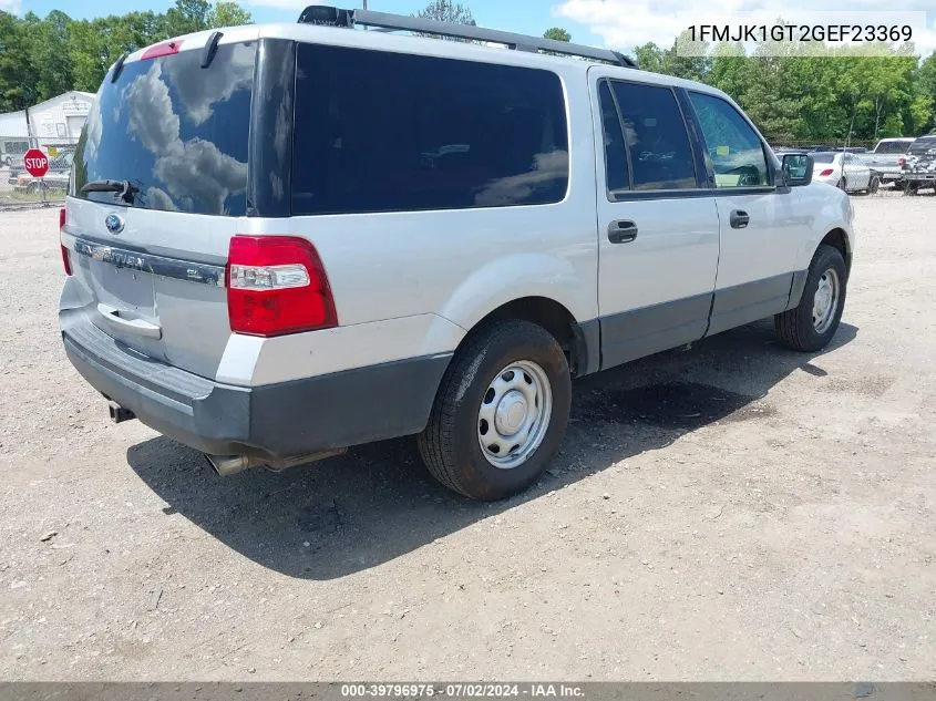 1FMJK1GT2GEF23369 2016 Ford Expedition El Xl