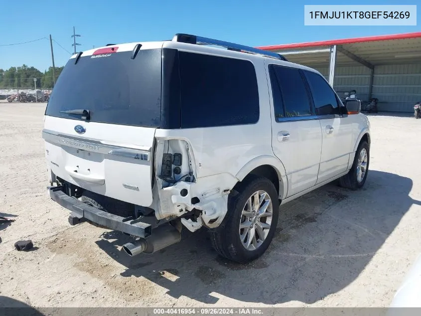 2016 Ford Expedition Limited VIN: 1FMJU1KT8GEF54269 Lot: 40416954