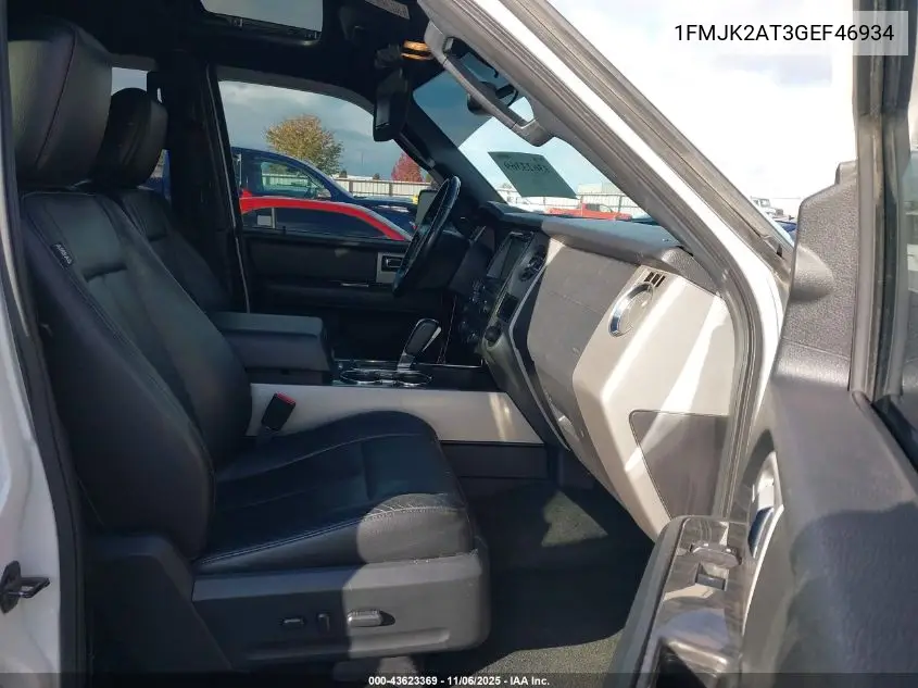 1FMJK2AT3GEF46934 2016 Ford Expedition Max Limited