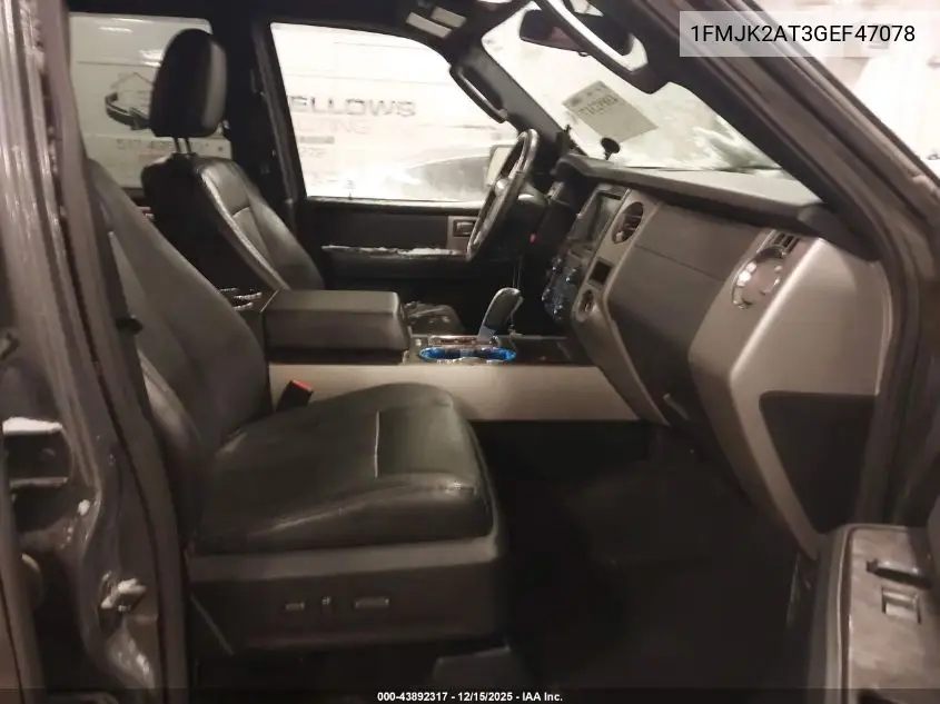 1FMJK2AT3GEF47078 2016 Ford Expedition Max Limited