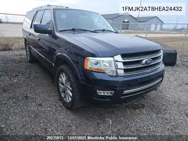 1FMJK2AT8HEA24432 2017 Ford Expedition Max Limited