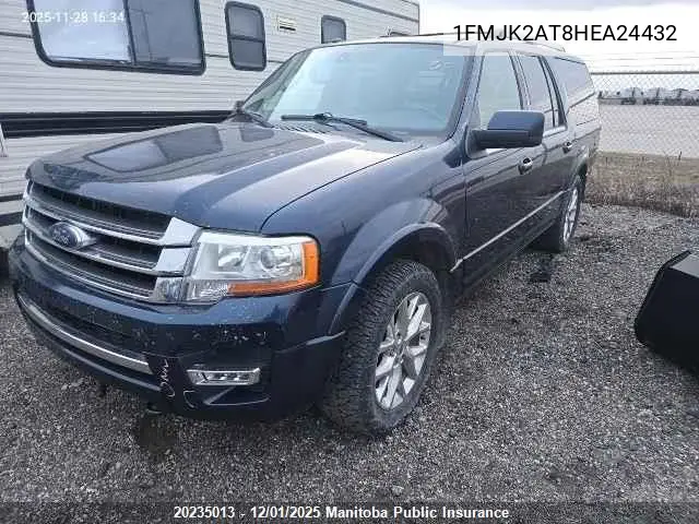 1FMJK2AT8HEA24432 2017 Ford Expedition Max Limited