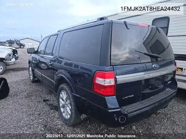 1FMJK2AT8HEA24432 2017 Ford Expedition Max Limited