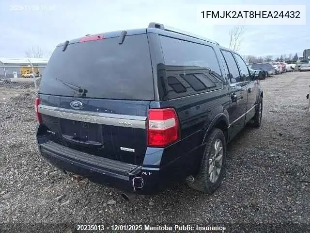 1FMJK2AT8HEA24432 2017 Ford Expedition Max Limited