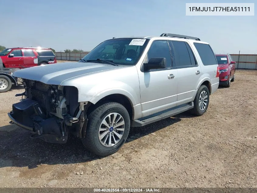 1FMJU1JT7HEA51111 2017 Ford Expedition Xlt