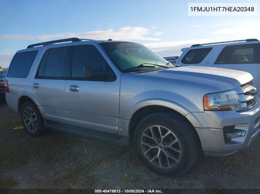 1FMJU1HT7HEA20348 2017 Ford Expedition Xlt/King Ranch