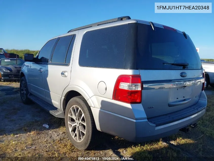 1FMJU1HT7HEA20348 2017 Ford Expedition Xlt/King Ranch