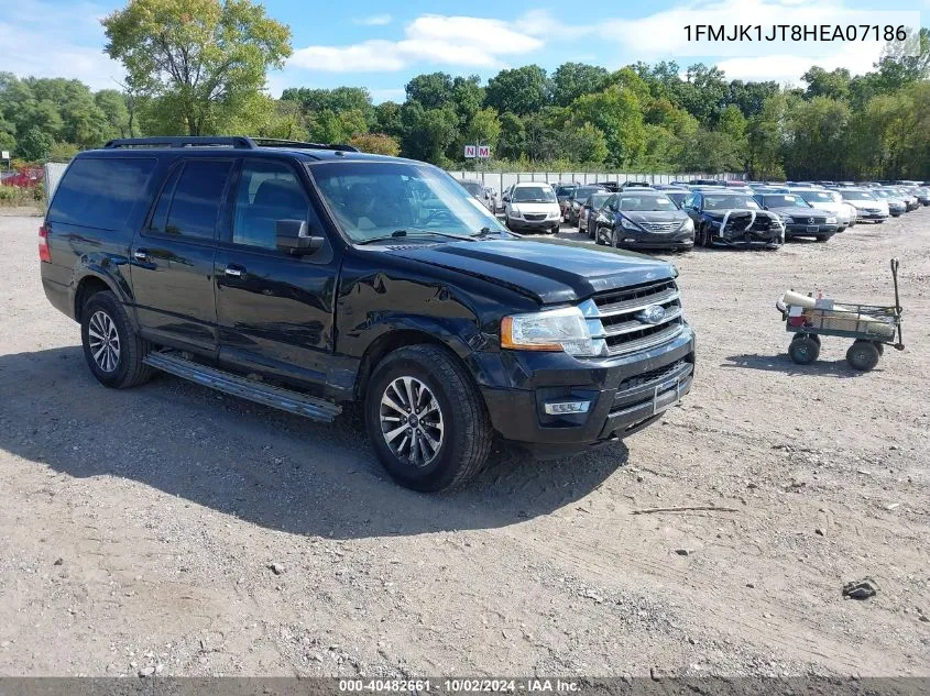 2017 Ford Expedition El Xlt VIN: 1FMJK1JT8HEA07186 Lot: 40482661