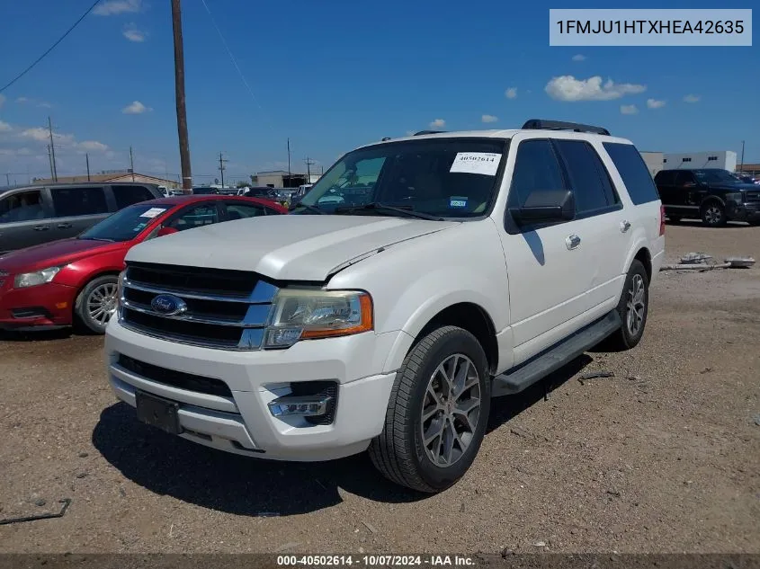 1FMJU1HTXHEA42635 2017 Ford Expedition Xlt