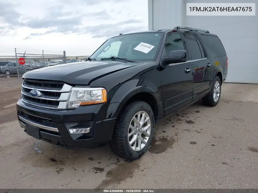 1FMJK2AT6HEA47675 2017 Ford Expedition El Limited
