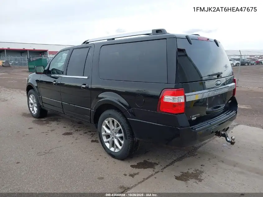 1FMJK2AT6HEA47675 2017 Ford Expedition El Limited