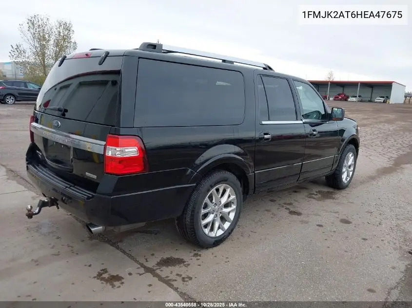 1FMJK2AT6HEA47675 2017 Ford Expedition El Limited