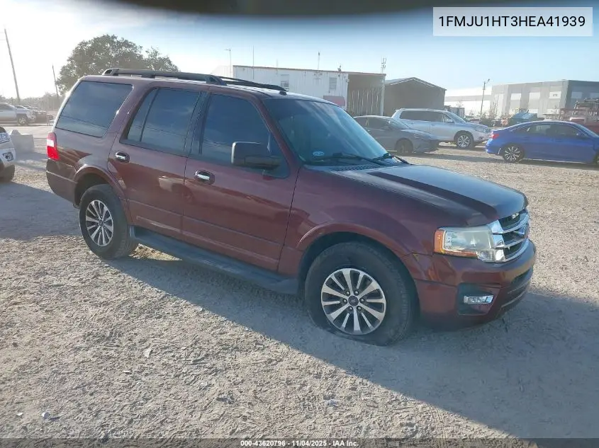1FMJU1HT3HEA41939 2017 Ford Expedition Xlt