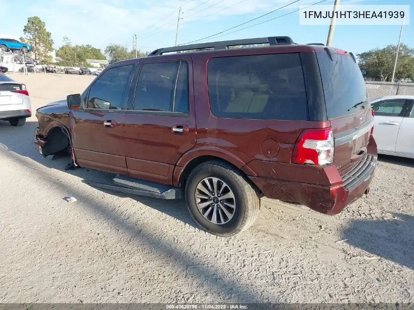 1FMJU1HT3HEA41939 2017 Ford Expedition Xlt