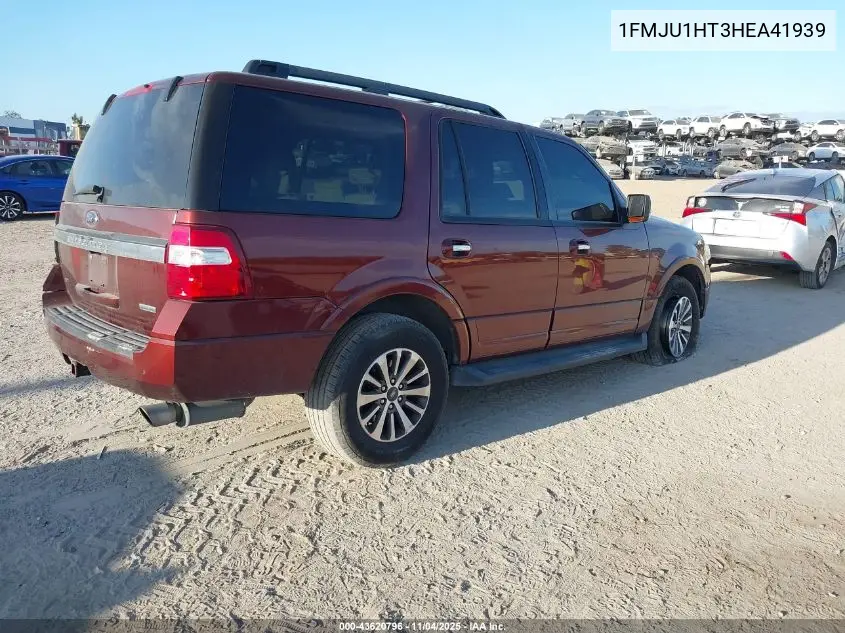 1FMJU1HT3HEA41939 2017 Ford Expedition Xlt