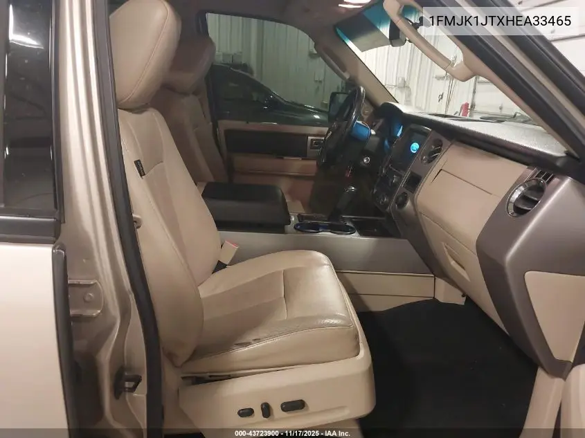 1FMJK1JTXHEA33465 2017 Ford Expedition El Xlt