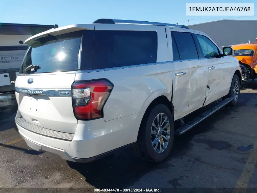 1FMJK2AT0JEA46768 2018 Ford Expedition Max Limited