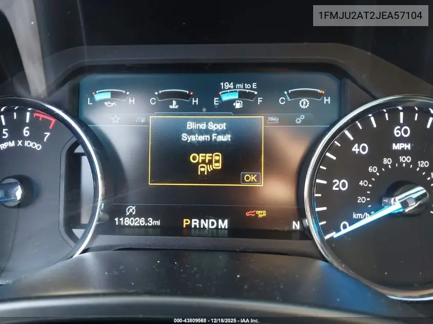 1FMJU2AT2JEA57104 2018 Ford Expedition Limited