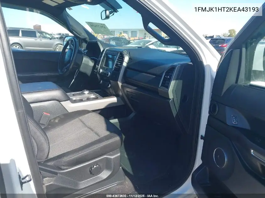 1FMJK1HT2KEA43193 2019 Ford Expedition Max Xlt