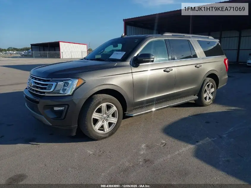 1FMJK1HT9KEA71069 2019 Ford Expedition Max Xlt