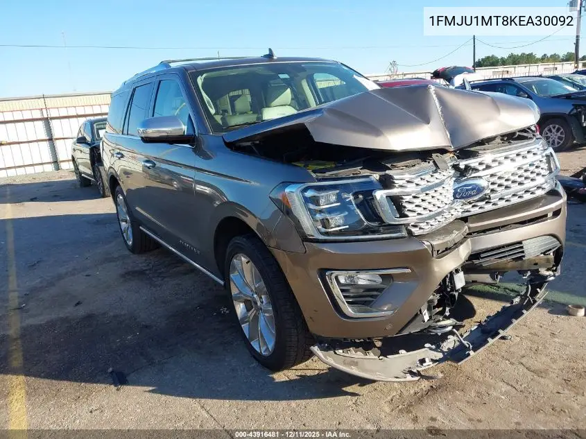 1FMJU1MT8KEA30092 2019 Ford Expedition Platinum
