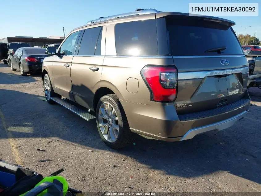 1FMJU1MT8KEA30092 2019 Ford Expedition Platinum