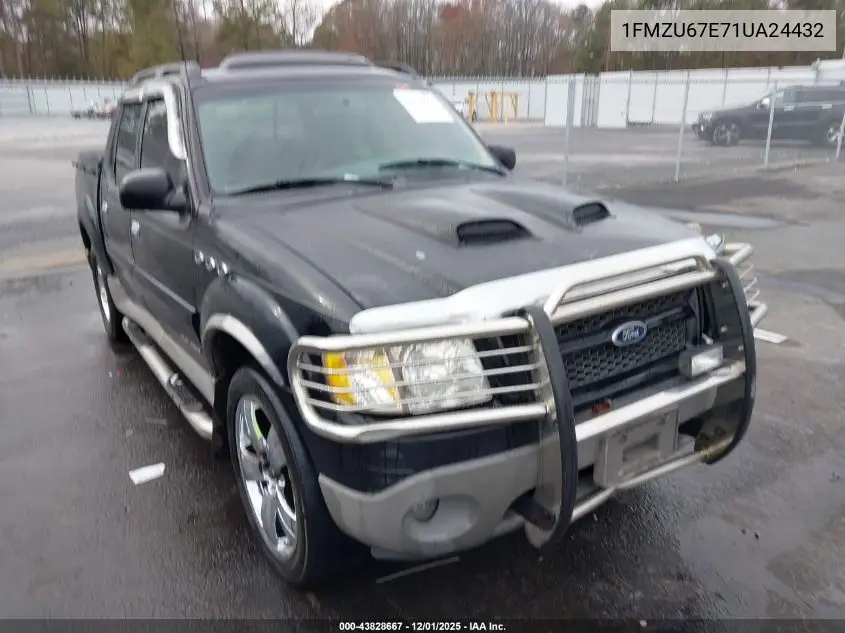 1FMZU67E71UA24432 2001 Ford Explorer Sport Trac