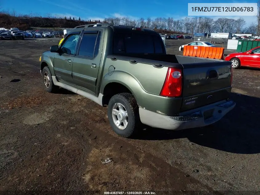 1FMZU77E12UD06783 2002 Ford Explorer Sport Trac