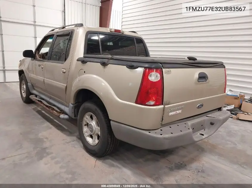 1FMZU77E32UB83567 2002 Ford Explorer Sport Trac