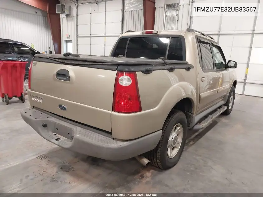 1FMZU77E32UB83567 2002 Ford Explorer Sport Trac