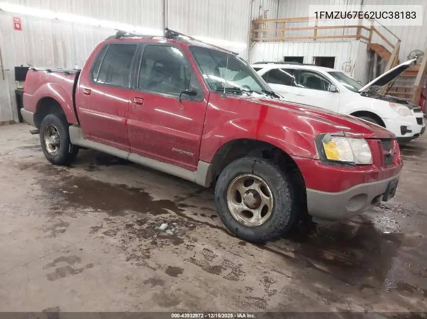 1FMZU67E62UC38183 2002 Ford Explorer Sport Trac
