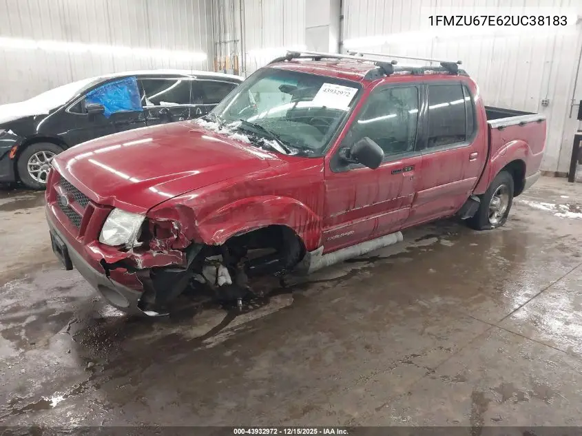 1FMZU67E62UC38183 2002 Ford Explorer Sport Trac