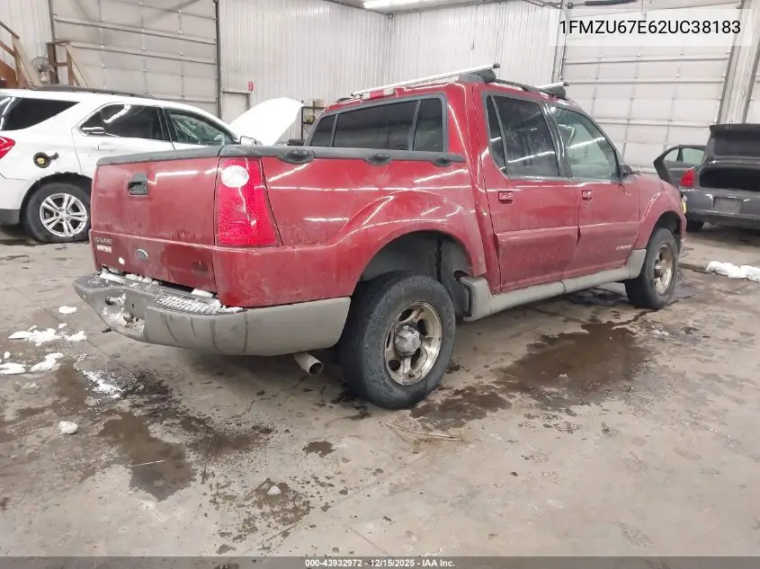 1FMZU67E62UC38183 2002 Ford Explorer Sport Trac