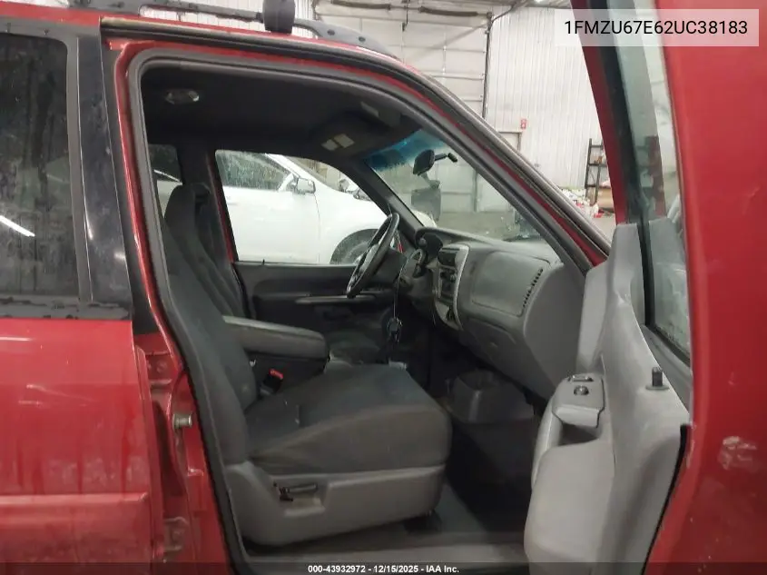 1FMZU67E62UC38183 2002 Ford Explorer Sport Trac