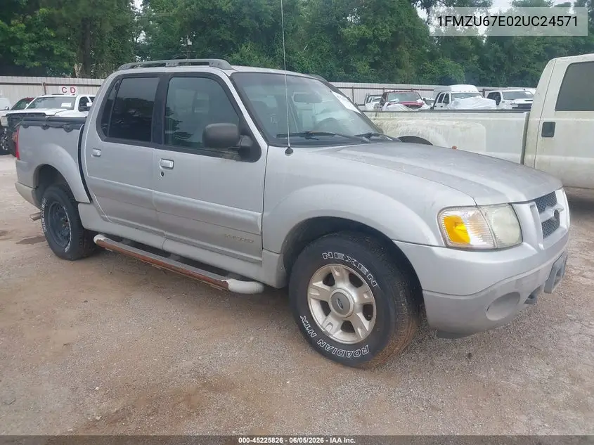 2002 Ford Explorer Sport Trac VIN: 1FMZU67E02UC24571 Lot: 45225826