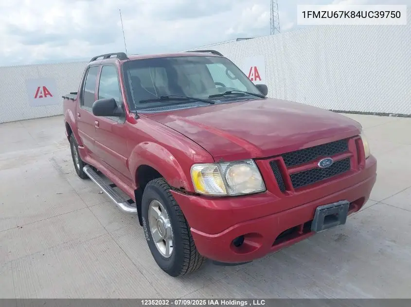 1FMZU67K84UC39750 2004 Ford Explorer Sport Trac