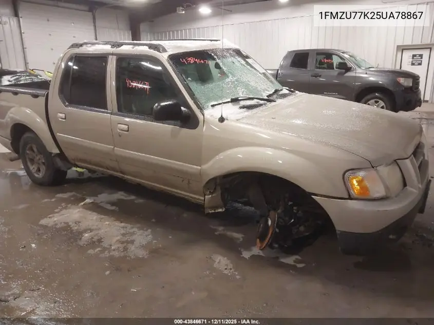 1FMZU77K25UA78867 2005 Ford Explorer Sport Trac Adrenalin/Xls/Xlt