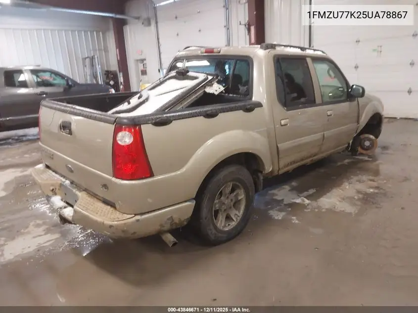1FMZU77K25UA78867 2005 Ford Explorer Sport Trac Adrenalin/Xls/Xlt