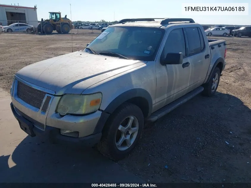 1FMEU31K47UA06183 2007 Ford Explorer Sport Trac Xlt