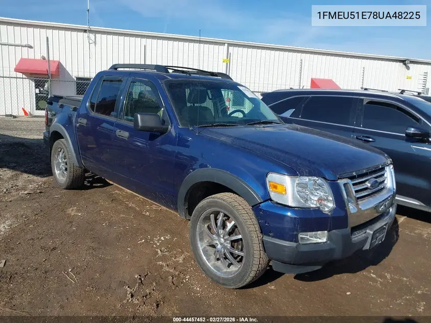 1FMEU51E78UA48225 2008 Ford Explorer Sport Trac Xlt