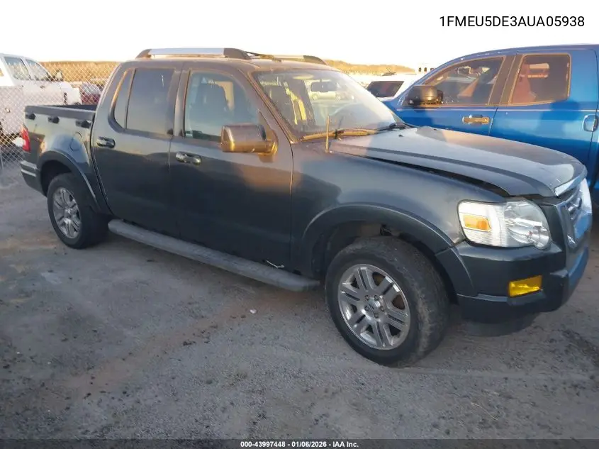 2010 Ford Explorer Sport Trac Limited VIN: 1FMEU5DE3AUA05938 Lot: 43997448