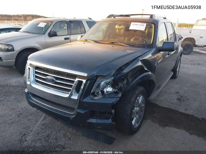 2010 Ford Explorer Sport Trac Limited VIN: 1FMEU5DE3AUA05938 Lot: 43997448
