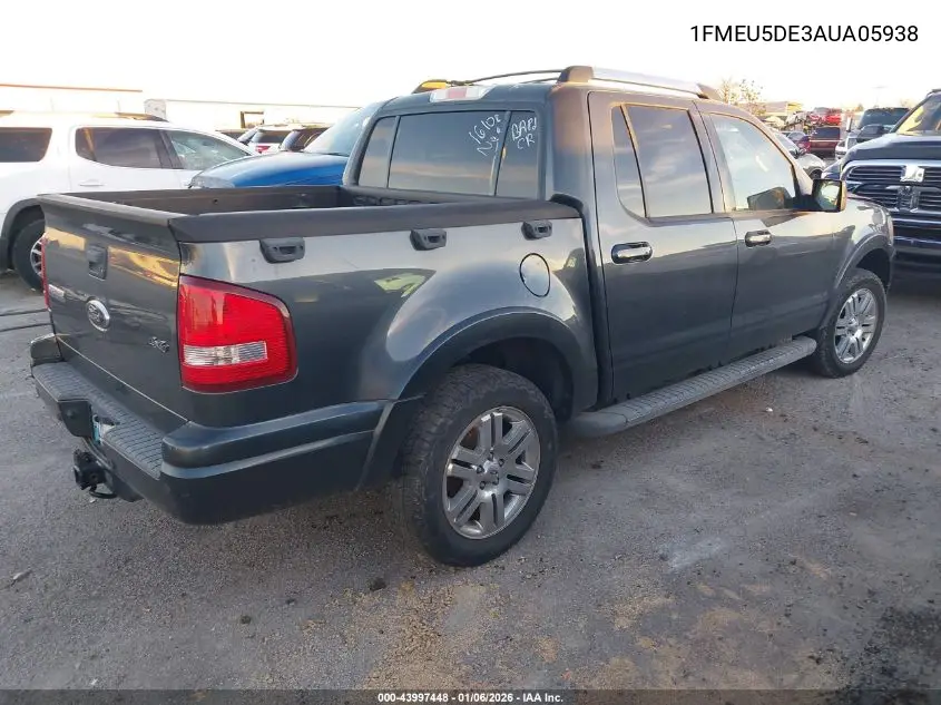 2010 Ford Explorer Sport Trac Limited VIN: 1FMEU5DE3AUA05938 Lot: 43997448