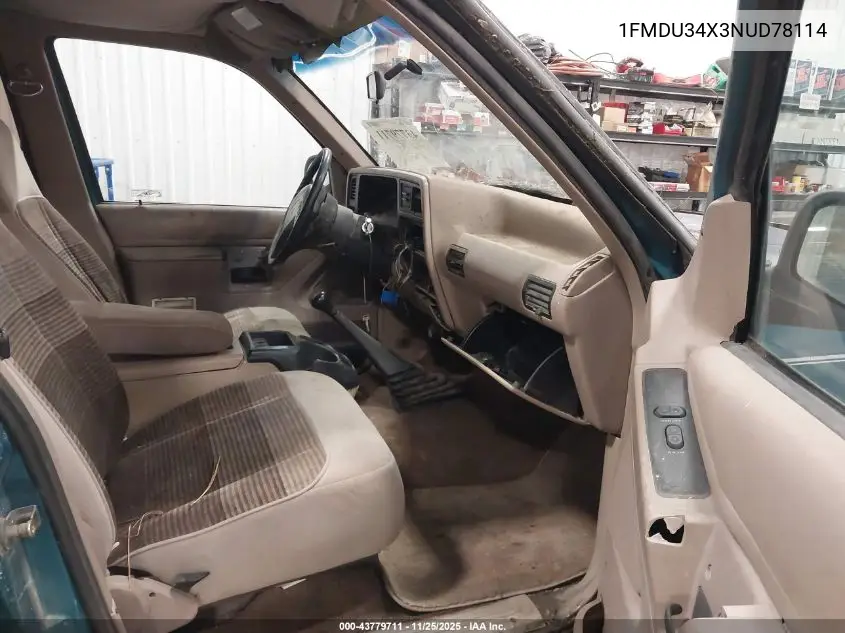 1FMDU34X3NUD78114 1992 Ford Explorer