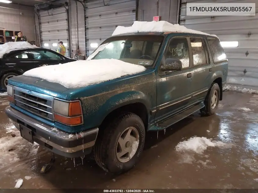 1FMDU34X5RUB05567 1994 Ford Explorer