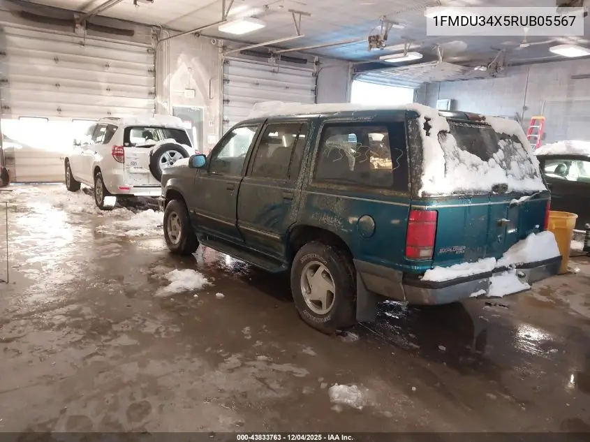 1FMDU34X5RUB05567 1994 Ford Explorer