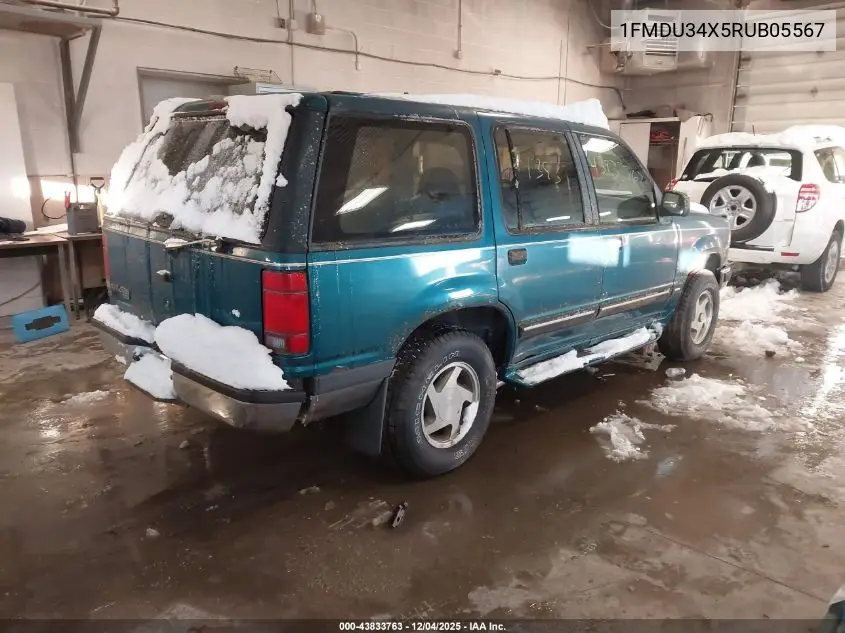 1FMDU34X5RUB05567 1994 Ford Explorer