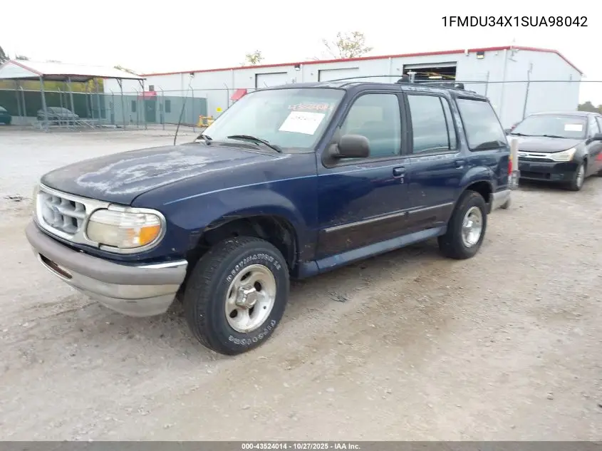1FMDU34X1SUA98042 1995 Ford Explorer